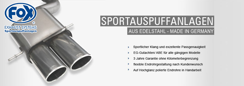 Fox-Sportauspuff